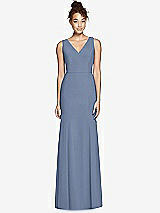 Rear View Thumbnail - Larkspur Blue Bella Bridesmaids Dress BB116