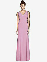 Rear View Thumbnail - Powder Pink Bella Bridesmaids Dress BB116