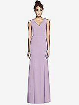 Rear View Thumbnail - Pale Purple Bella Bridesmaids Dress BB116