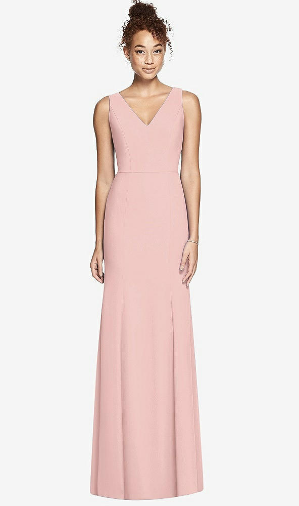 Back View - Rose - PANTONE Rose Quartz Bella Bridesmaids Dress BB116