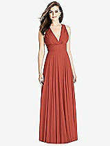 Front View Thumbnail - Amber Sunset Bella Bridesmaids Dress BB117