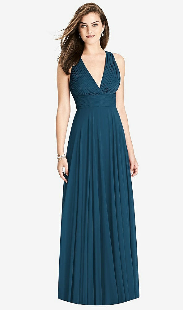 Front View - Atlantic Blue Bella Bridesmaids Dress BB117