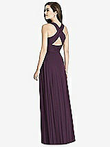 Rear View Thumbnail - Aubergine Bella Bridesmaids Dress BB117