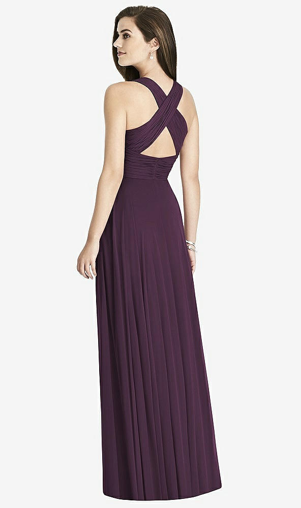 Back View - Aubergine Bella Bridesmaids Dress BB117