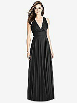 Front View Thumbnail - Black Bella Bridesmaids Dress BB117