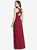 Rear View Thumbnail - Burgundy Bella Bridesmaids Dress BB117