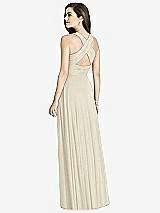 Rear View Thumbnail - Champagne Bella Bridesmaids Dress BB117