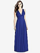 Front View Thumbnail - Cobalt Blue Bella Bridesmaids Dress BB117