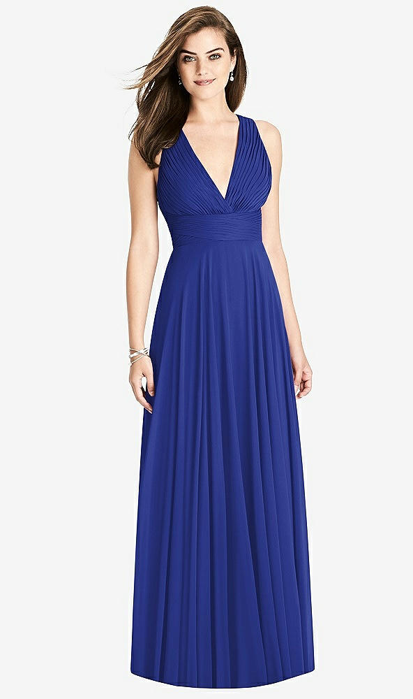 Front View - Cobalt Blue Bella Bridesmaids Dress BB117