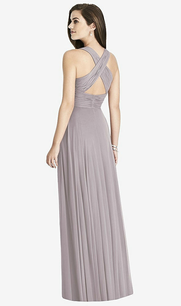 Back View - Cashmere Gray Bella Bridesmaids Dress BB117