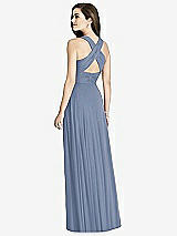 Rear View Thumbnail - Larkspur Blue Bella Bridesmaids Dress BB117