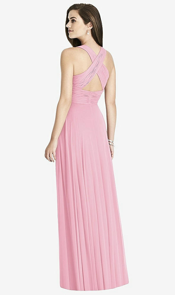 Back View - Peony Pink Bella Bridesmaids Dress BB117