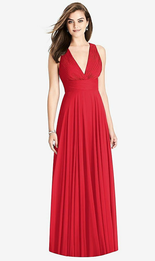 Front View - Parisian Red Bella Bridesmaids Dress BB117