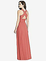 Rear View Thumbnail - Coral Pink Bella Bridesmaids Dress BB117