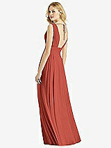 Rear View Thumbnail - Amber Sunset & Light Nude Bella Bridesmaids Dress BB109