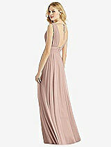 Rear View Thumbnail - Neu Nude & Light Nude Bella Bridesmaids Dress BB109