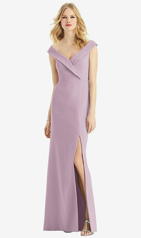 Front View - Suede Rose Bella Bridesmaids Dress BB112