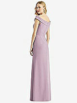 Rear View Thumbnail - Suede Rose Bella Bridesmaids Dress BB112