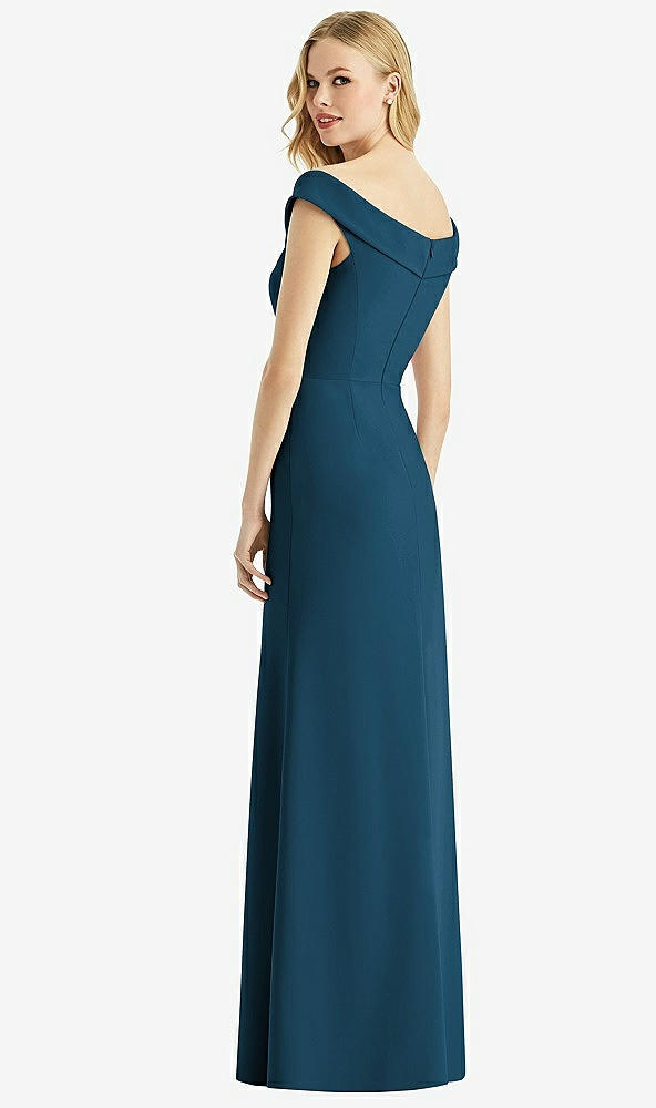 Back View - Atlantic Blue Bella Bridesmaids Dress BB112