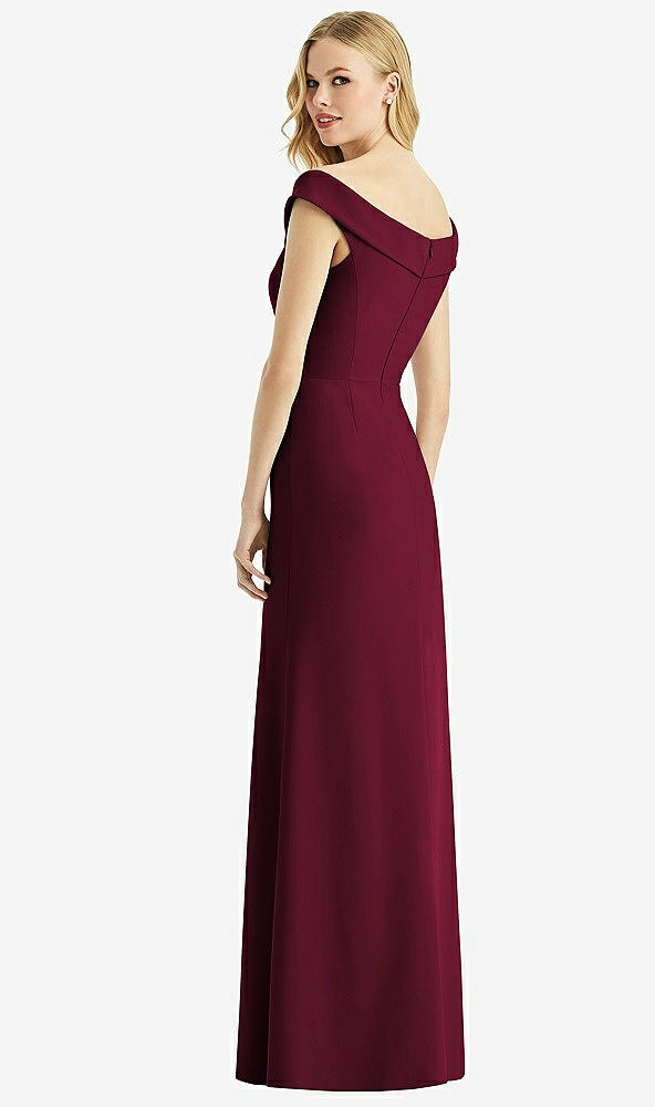 Back View - Cabernet Bella Bridesmaids Dress BB112