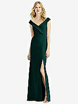 Front View Thumbnail - Evergreen Bella Bridesmaids Dress BB112