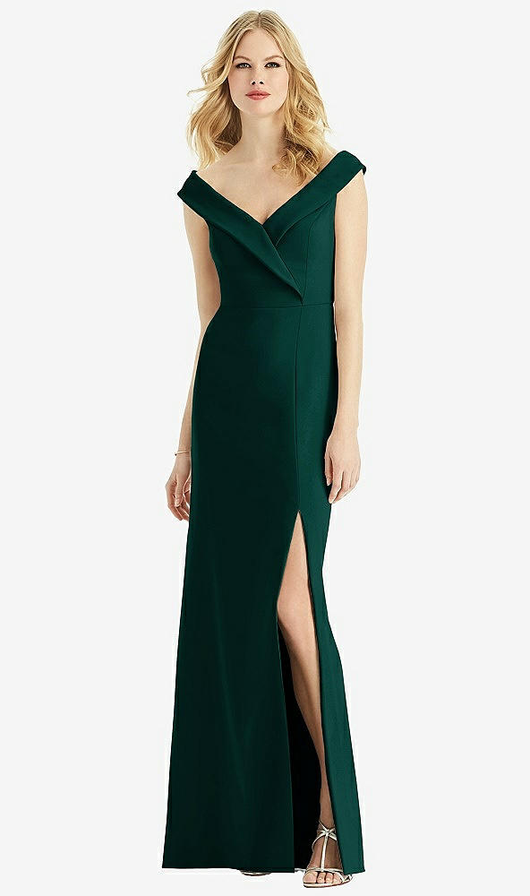 Front View - Evergreen Bella Bridesmaids Dress BB112