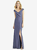 Front View Thumbnail - French Blue Bella Bridesmaids Dress BB112