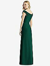 Rear View Thumbnail - Hunter Green Bella Bridesmaids Dress BB112