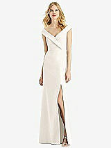 Front View Thumbnail - Ivory Bella Bridesmaids Dress BB112