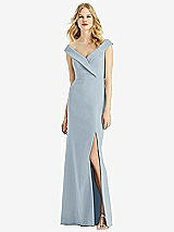 Front View Thumbnail - Mist Bella Bridesmaids Dress BB112