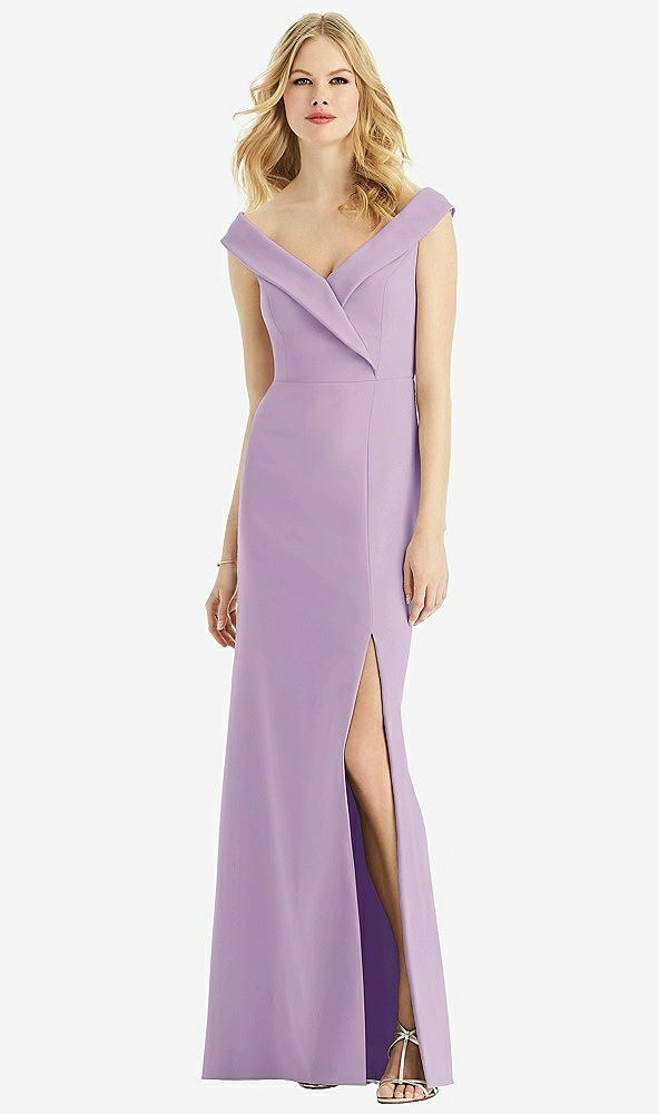 Front View - Pale Purple Bella Bridesmaids Dress BB112