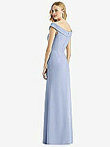 Rear View Thumbnail - Sky Blue Bella Bridesmaids Dress BB112