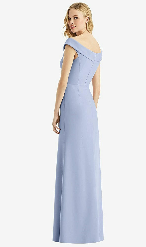 Back View - Sky Blue Bella Bridesmaids Dress BB112