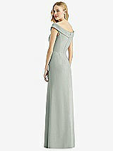 Rear View Thumbnail - Willow Green Bella Bridesmaids Dress BB112