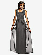 Front View Thumbnail - Caviar Gray Dessy Collection Junior Bridesmaid Dress JR543