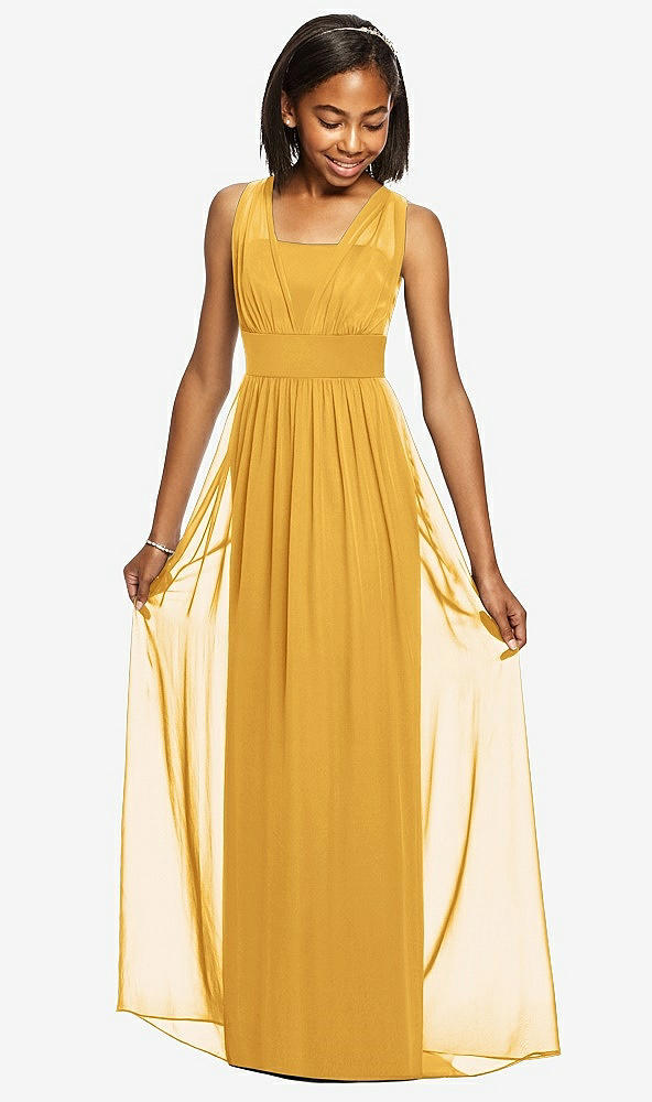 Front View - NYC Yellow Dessy Collection Junior Bridesmaid Dress JR543