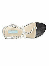 Alt View 2 Thumbnail - Silver Betsey Blue Pearl Bridal Sandal