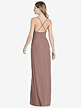 Rear View Thumbnail - Sienna Pleated Skirt Crepe Maxi Dress with Pockets