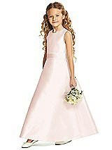 Front View Thumbnail - Blush & Blush Flower Girl Dress FL4062