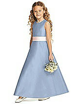 Front View Thumbnail - Cloudy & Blush Flower Girl Dress FL4062