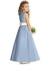 Rear View Thumbnail - Cloudy & Blush Flower Girl Dress FL4062