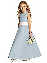 Front View Thumbnail - Mist & Blush Flower Girl Dress FL4062