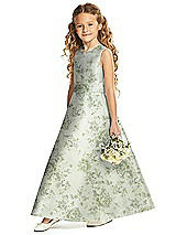 Front View Thumbnail - Sage Cottage Rose Flower Girl Dress FL4062FP