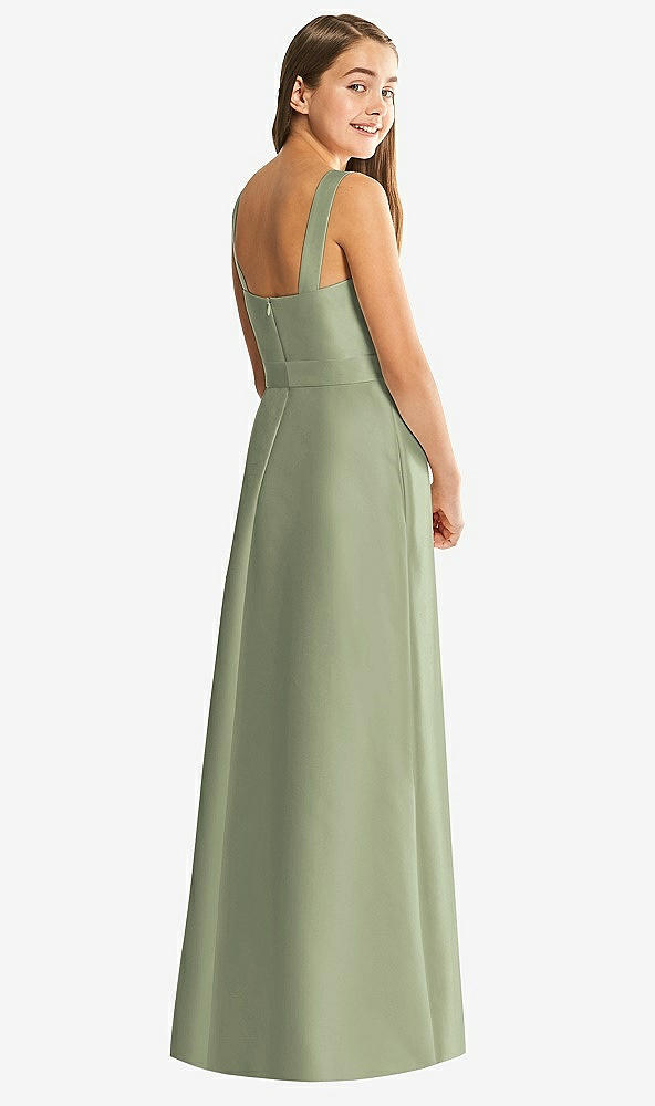 Back View - Sage Alfred Sung Junior Bridesmaid Style JR544