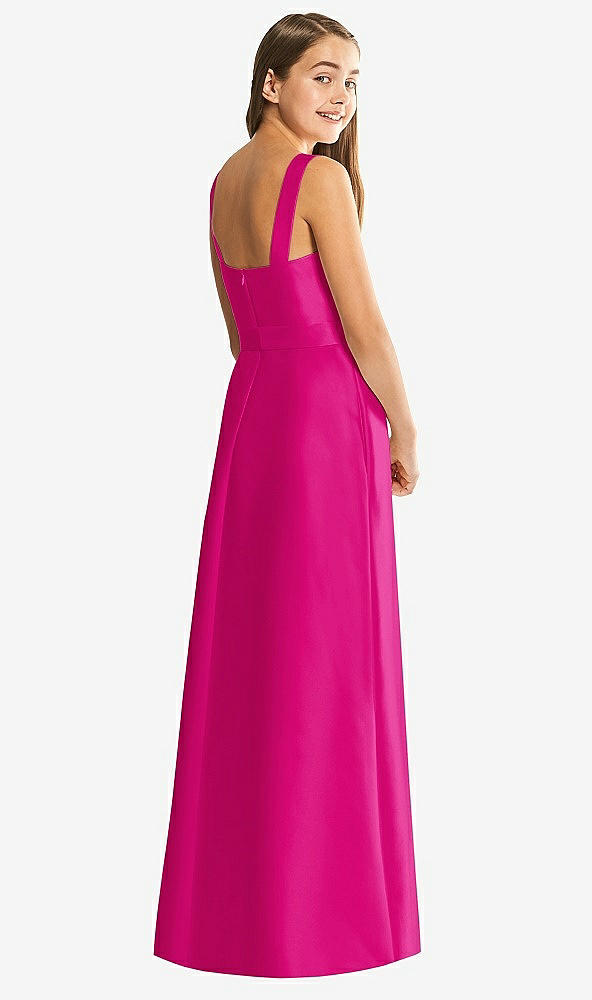 Back View - Think Pink Alfred Sung Junior Bridesmaid Style JR544