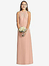 Front View Thumbnail - Pale Peach Social Junior Bridesmaid Style JR547