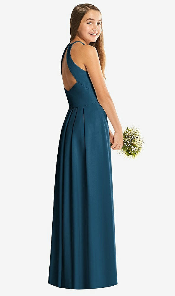 Back View - Atlantic Blue Social Junior Bridesmaid Style JR547