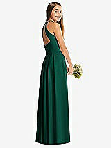 Rear View Thumbnail - Hunter Green Social Junior Bridesmaid Style JR547