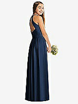 Rear View Thumbnail - Midnight Navy Social Junior Bridesmaid Style JR547