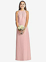 Front View Thumbnail - Rose - PANTONE Rose Quartz Social Junior Bridesmaid Style JR547